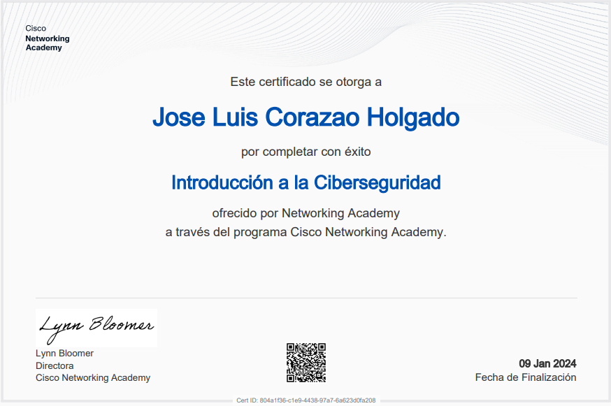 Curso de introduccion a la Ciberseguridad